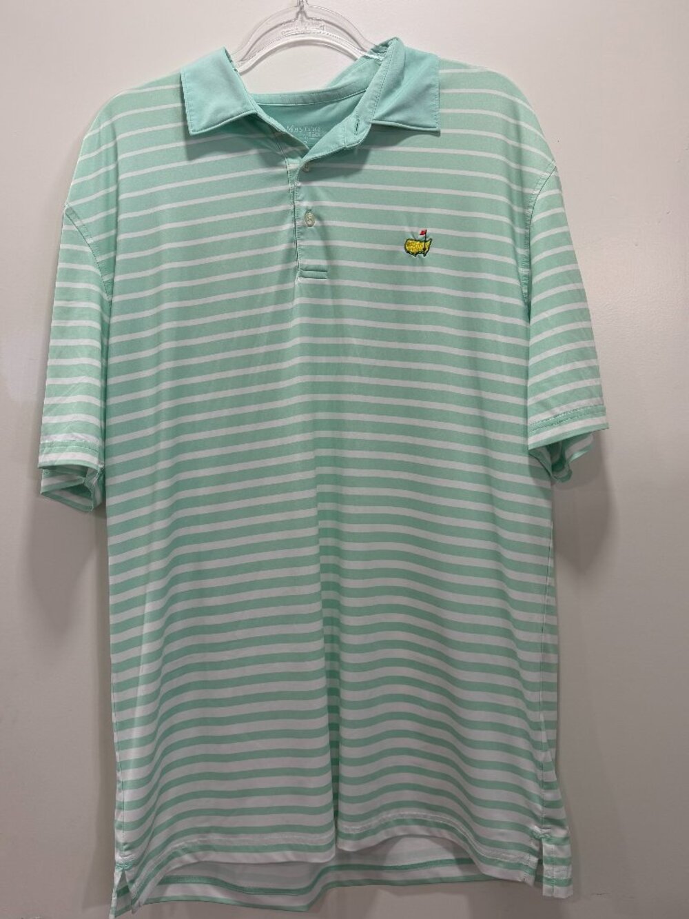 ⛳️ Masters Golf Polo – Green Stripe – Men’s Size Large - Picture 3 of 6